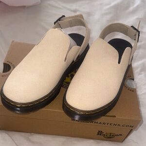 Dr. Martens Beige Slip-On